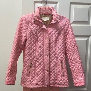 Michael Kors Pink Quilted Puffer Jacket